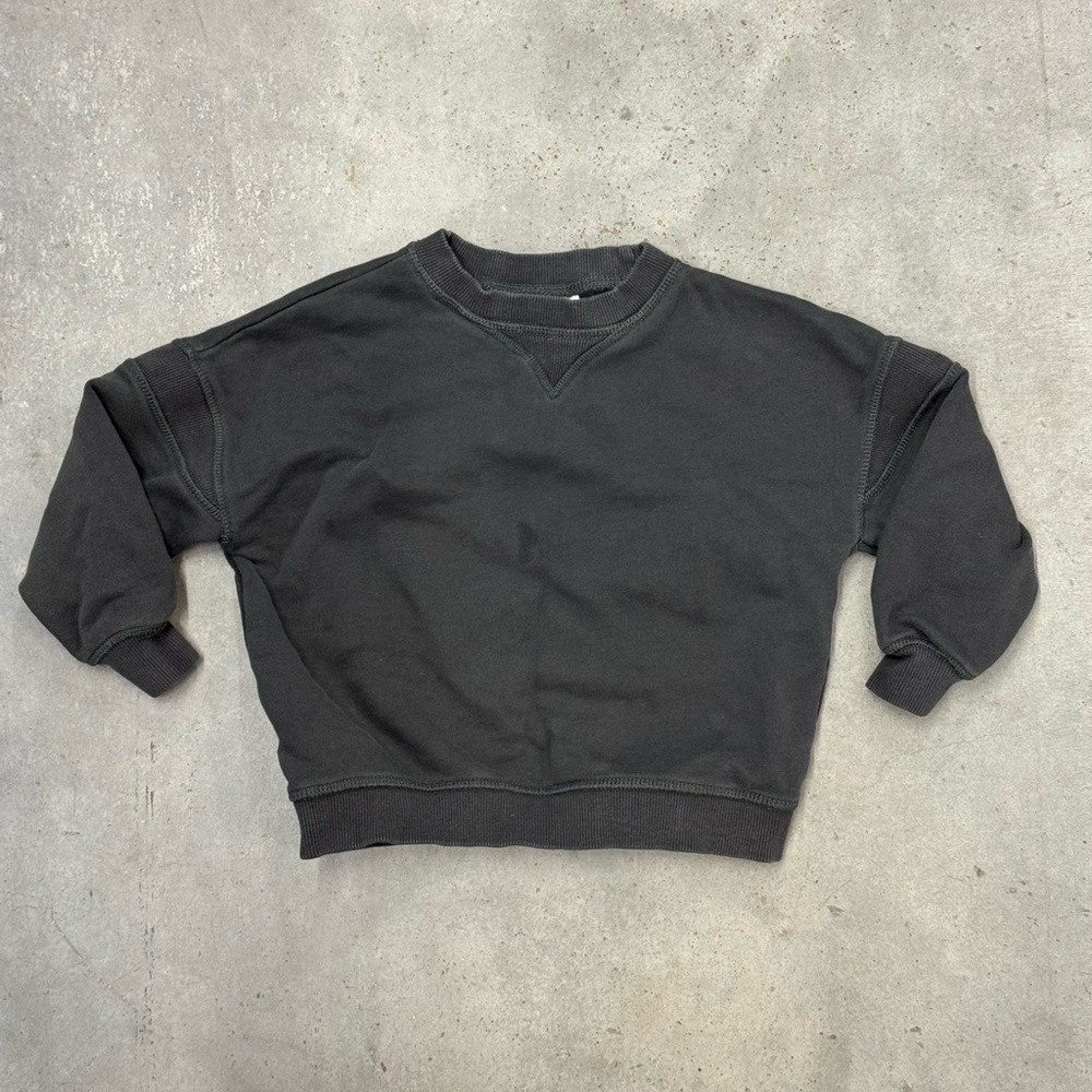 Zara Kids Black Sweatshirt Pullover Size 3–4Y